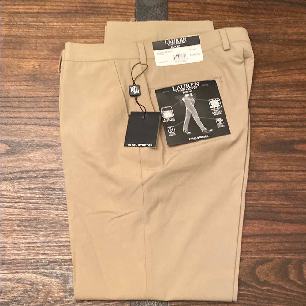 Ralph Lauren Tan Chinos Classic Style